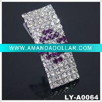 Wholesale 2011 Trendy rhinestone hair clip