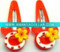 Wholesale guaranteed 100% synthetic resin Multi-Color Cute Hair Accessory