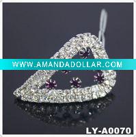 Wholesale 2011 Trendy rhinestone hair clip