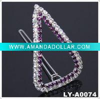 Wholesale 2011 Trendy rhinestone hair clip