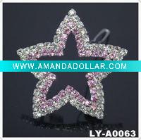 Wholesale 2011 Trendy rhinestone hair clip