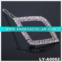Wholesale 2011 Trendy rhinestone hair clip