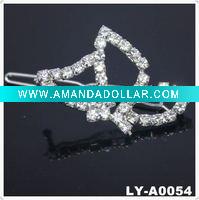 Wholesale 2011 Trendy rhinestone hair clip