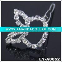 Wholesale 2011 Trendy rhinestone hair clip