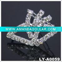 Wholesale 2011 Trendy rhinestone hair clip