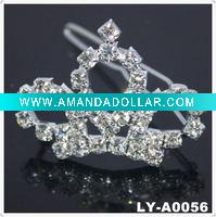 Wholesale 2011 Trendy rhinestone hair clip