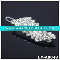 Wholesale 2011 Trendy rhinestone hair clip