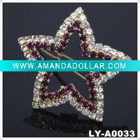 Wholesale 2011 Trendy rhinestone hair clip