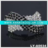 Wholesale 2011 Trendy rhinestone hair clip