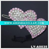 Wholesale 2011 Trendy rhinestone hair clip