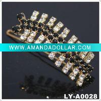 Wholesale 2011 Trendy rhinestone hair clip