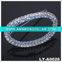 Wholesale 2011 Trendy rhinestone hair clip