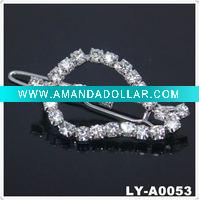 Wholesale 2011 Trendy rhinestone hair clip