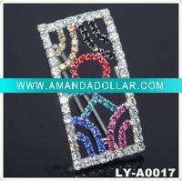 Wholesale 2011 Trendy rhinestone hair clip