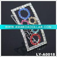 Wholesale 2011 Trendy rhinestone hair clip