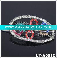 Wholesale 2011 Trendy rhinestone hair clip