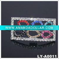 Wholesale 2011 Trendy rhinestone hair clip