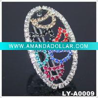 Wholesale 2011 Trendy rhinestone hair clip