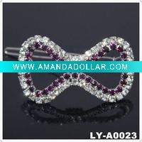 Wholesale 2011 Trendy rhinestone hair clip