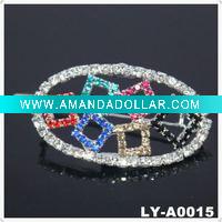 Wholesale 2011 Trendy rhinestone hair clip