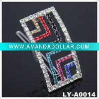 Wholesale 2011 Trendy rhinestone hair clip