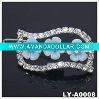 Wholesale 2011 Trendy rhinestone hair clip