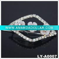 Wholesale 2011 Trendy rhinestone hair clip