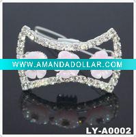Wholesale 2011 Trendy rhinestone hair clip