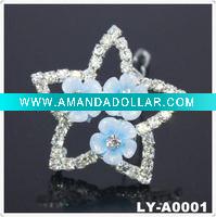 Wholesale 2011 Trendy rhinestone hair clip