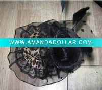 Wholesale fashion hair wear,hair accessory,min hats with feather