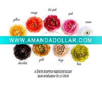 4''/2.5" Ranunculus Silk Flower