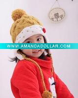 Wholesale children knitted beanie hats