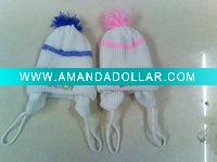 Knitting Wool Baby Headwear/baby hat/baby cap/headgear