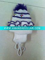 Wholesale Knitting Wool Baby Cap/baby hat/headgear