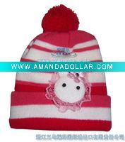 Wholesale High quality 100% acrylic new born baby caps.