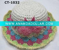 Wholesale beautiful flower children hat