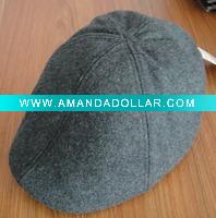 Wholesale high quality wool fabric beret cap