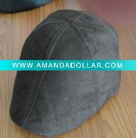 hot sell suede beret cap