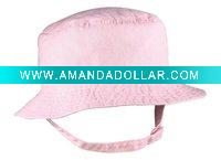Wholesale lovely funny Infant Bucket Cap-pink