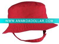 lovely funny Infant Bucket Cap-Red