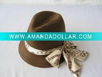 bow knot straw hats