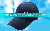 Wholesale cotton baseball cap hat navy blue