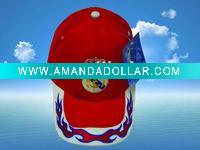 Wholesale cotton baseball cap hat red
