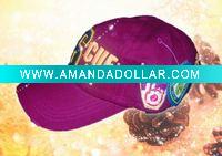 Wholesale cotton baseball cap hat purple