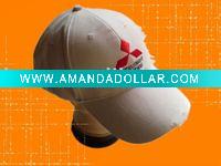 Wholesale cotton baseball cap hat white