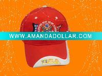 Wholesale cotton baseball cap hat red