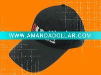 Wholesale cotton baseball cap hat black
