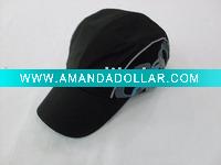 Wholesale cotton baseball cap hat black