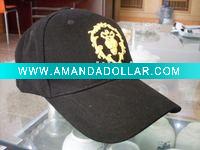 Wholesale cotton baseball cap hat black