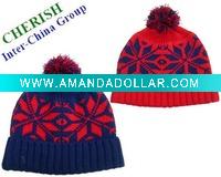 Wholesale Kid Hats/Jacquard Pattern/lovely style